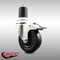 Service Caster 4 Inch 316SS Soft Rubber Swivel 1-3/4 Inch Expanding Stem Caster Lock Brake SCC SCC-SS316TTLEX20S414-SRS-134 - alternate 2
